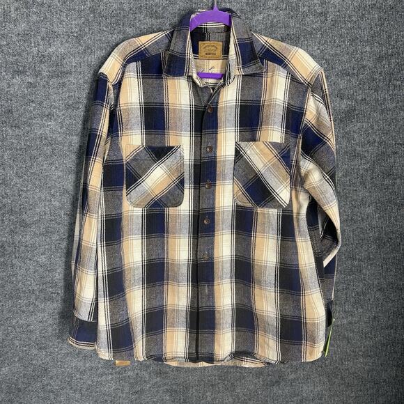 Upcycled Flannel Shirt Shacket Womens Xlarge Boho Vintage Inspired Cottage Retro - Picture 3 of 4